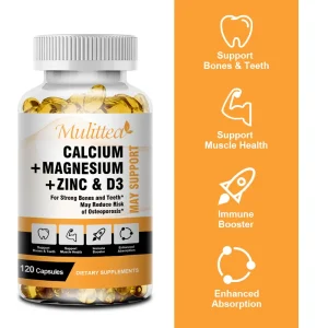 Mulittea Calcium Magnesium Zinc Capsules/Vitamin D3